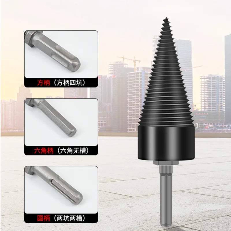 Firewood Splitting Drill Bit