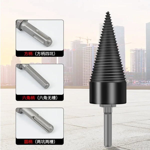 Firewood Splitting Drill Bit